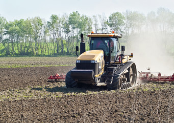 Tractor on a field