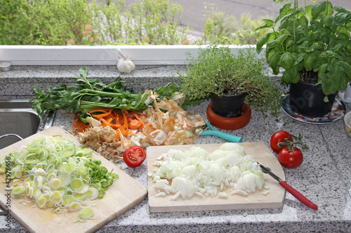 "Arbeitsplatz in der Küche" Stockfotos und lizenzfreie Bilder auf