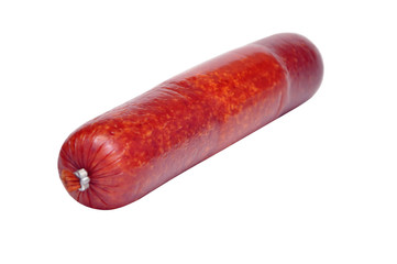 Sausage on a white background