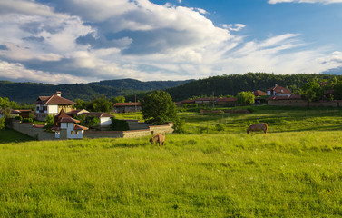 Fototapeta premium Balcan village