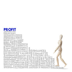 Wooden model climbs the ladder of success business and career co