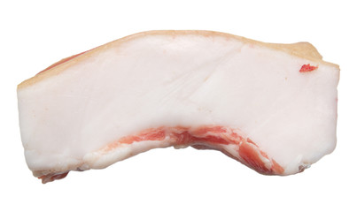 bacon on a white background