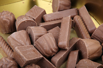 Chocolate gathering.