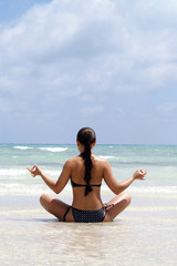 Fototapeta na wymiar yoga meditation