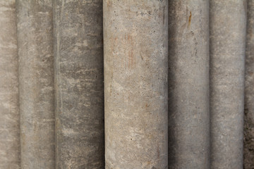 Background from asbestine pipes