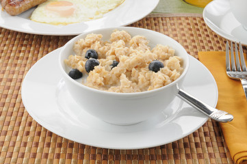 Hot cereal breakfast