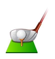 vector icon golf