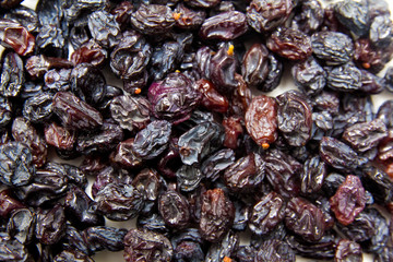 black raisins (sultana), dried fruits