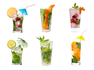 collection mojito  Alcoholic cocktails