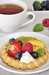 tarts with fruits