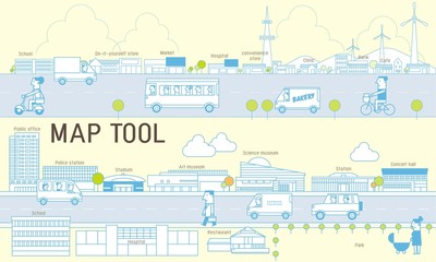 Fototapeta premium maptool