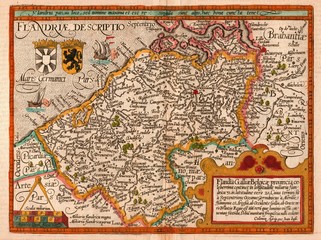 Flanders old map