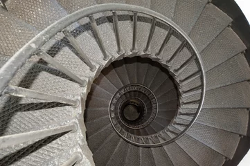 Papier Peint photo Escaliers Spiral staircase to infinity