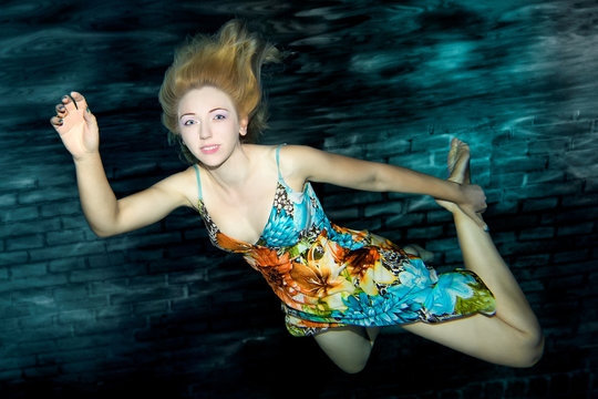 Underwater portrait