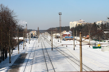 Fototapeta premium railway station