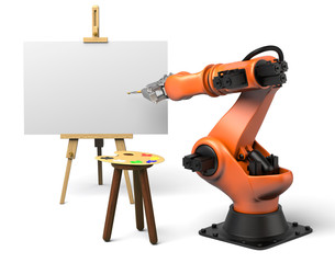 Industrial robot painting - 43006804