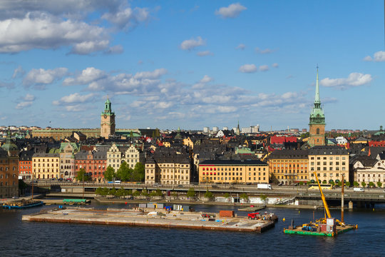 Downtown area of Stockholm