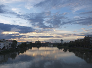 Atardecer en el Guadalquivir / Sunset on the Guadalquivir. Sevilla