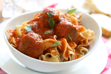 Pasta with Meatballs
