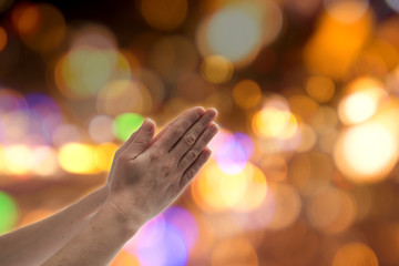 Obraz premium Praying gesture