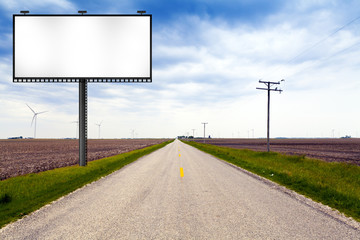 Billboard on Country Road