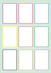 Рамка из узора