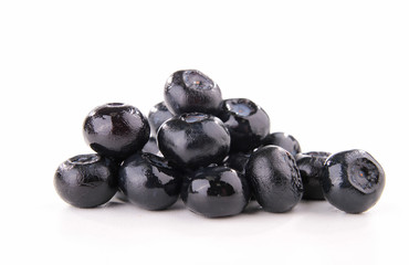 isolated blueberry