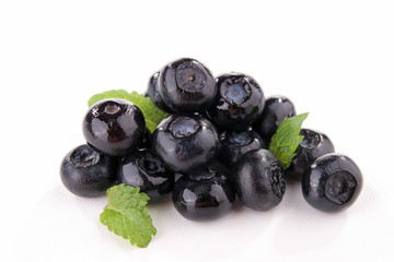 isolated blueberry