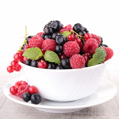 bowl of berries