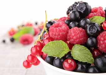 bowl of berries