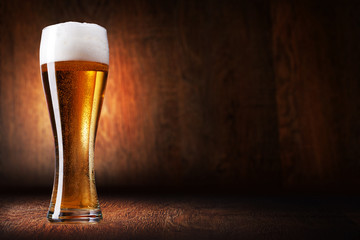 glass with beer