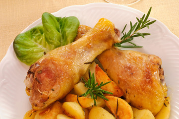 Coscia di pollo - close-up