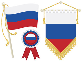 russia flags