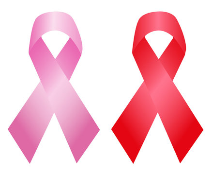cancer and aids awareness ribbon