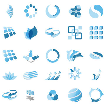 Business abstract icons