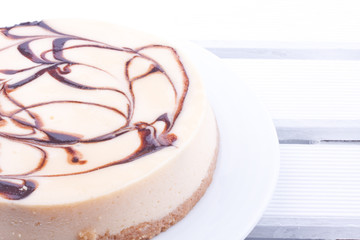 chocolate cheesecake