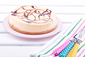 chocolate cheesecake
