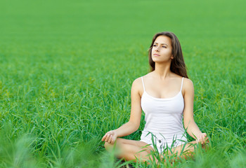 girl enjoying summer