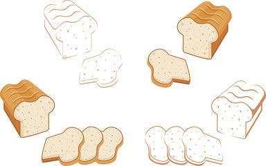 Set of bread