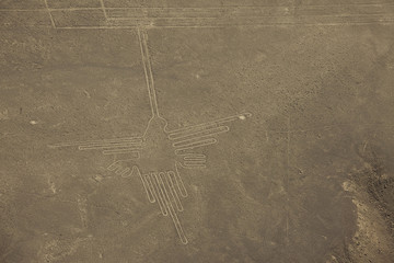 Linne di nazca il colibri © Claudio Quacquarelli
