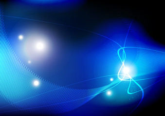 blue and light abstract background