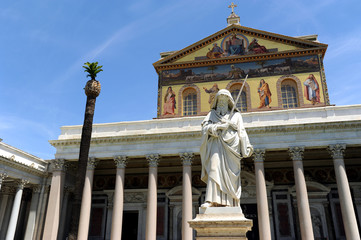 Rom Kirche St. Paul vor den Mauern