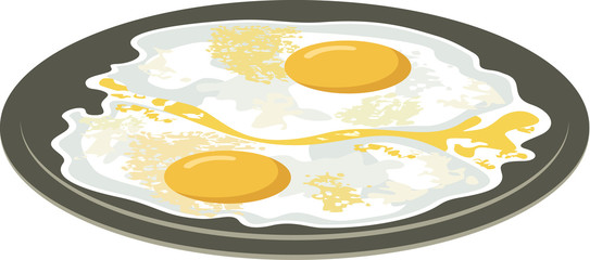 Fried eggs