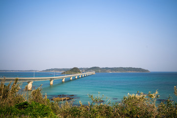 Fototapeta premium 角島大橋