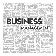 Word cloud business concept