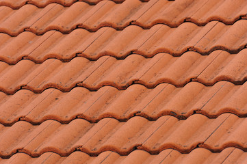 Red Old Tile Pattern