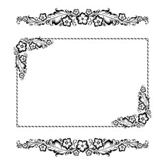 flower ornament vector pattern