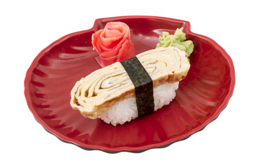 Tamago (Omelet) sushi