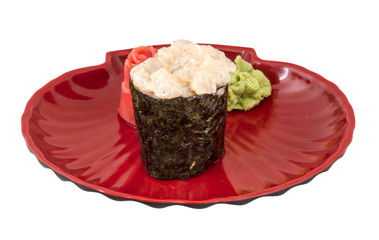 sushi with shrimps