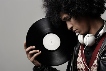 Music DJ portrait